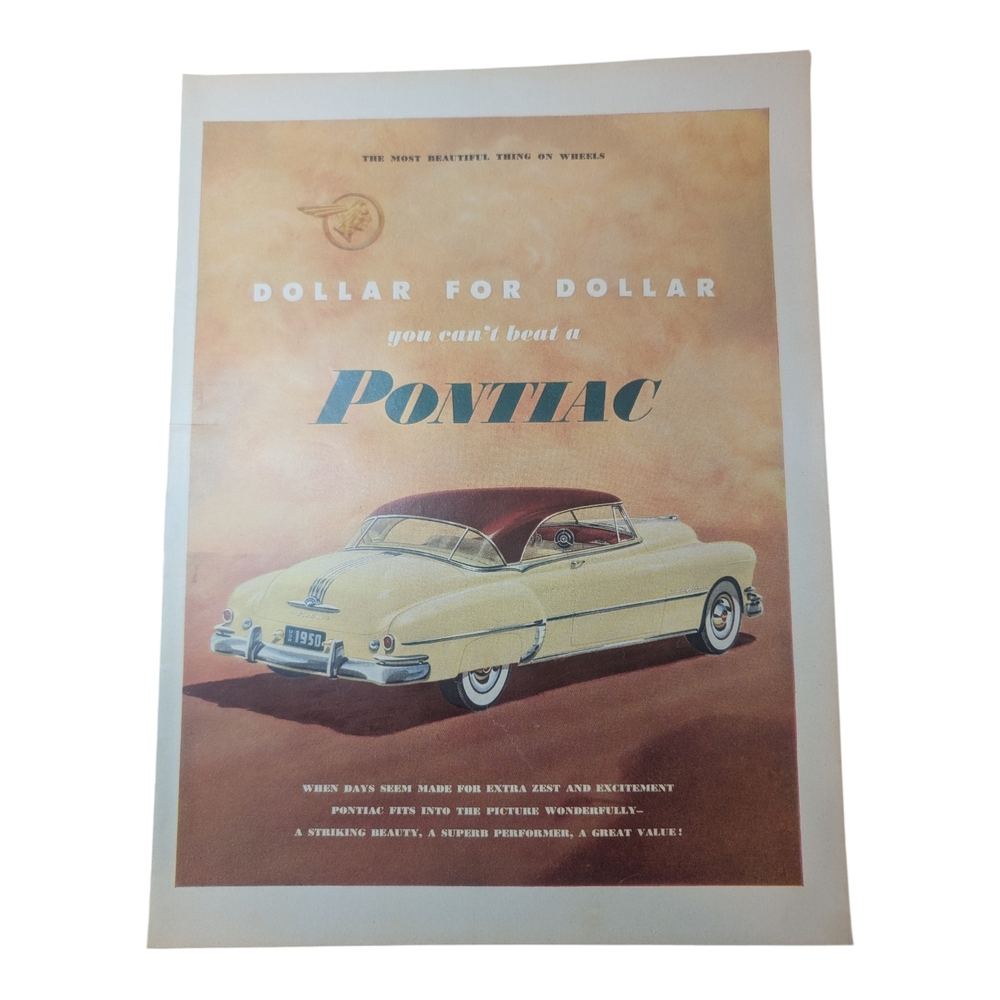 1950 Pontiac Chieftain Advertisement